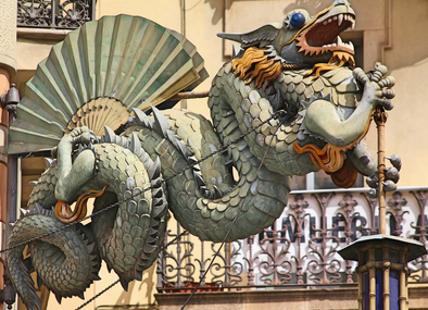 Curiosidades de Barcelona: la ciudad de los dragones
