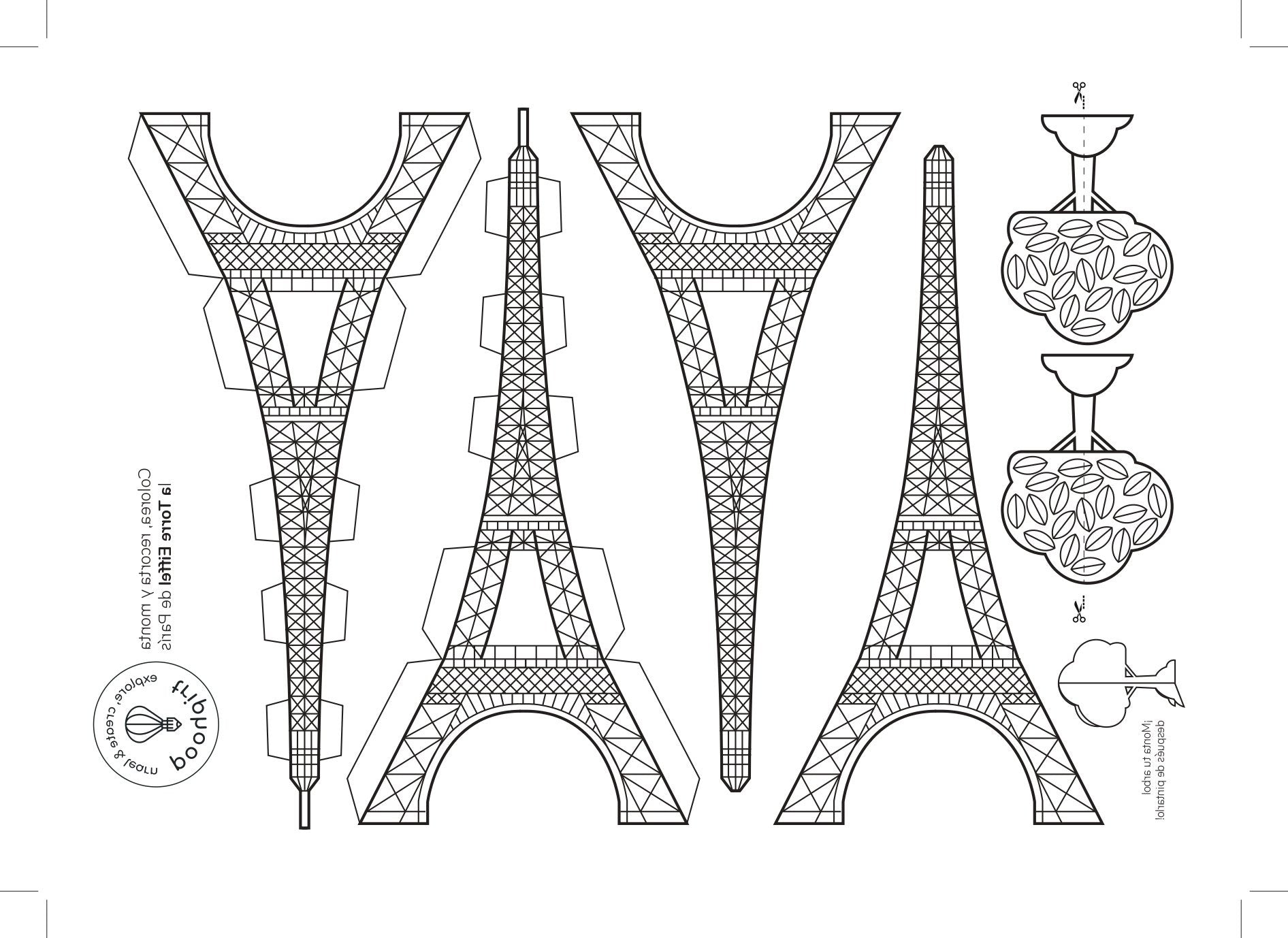 Contribución variable dos semanas Para descargar - Maqueta Torre Eiffel París – Triphood